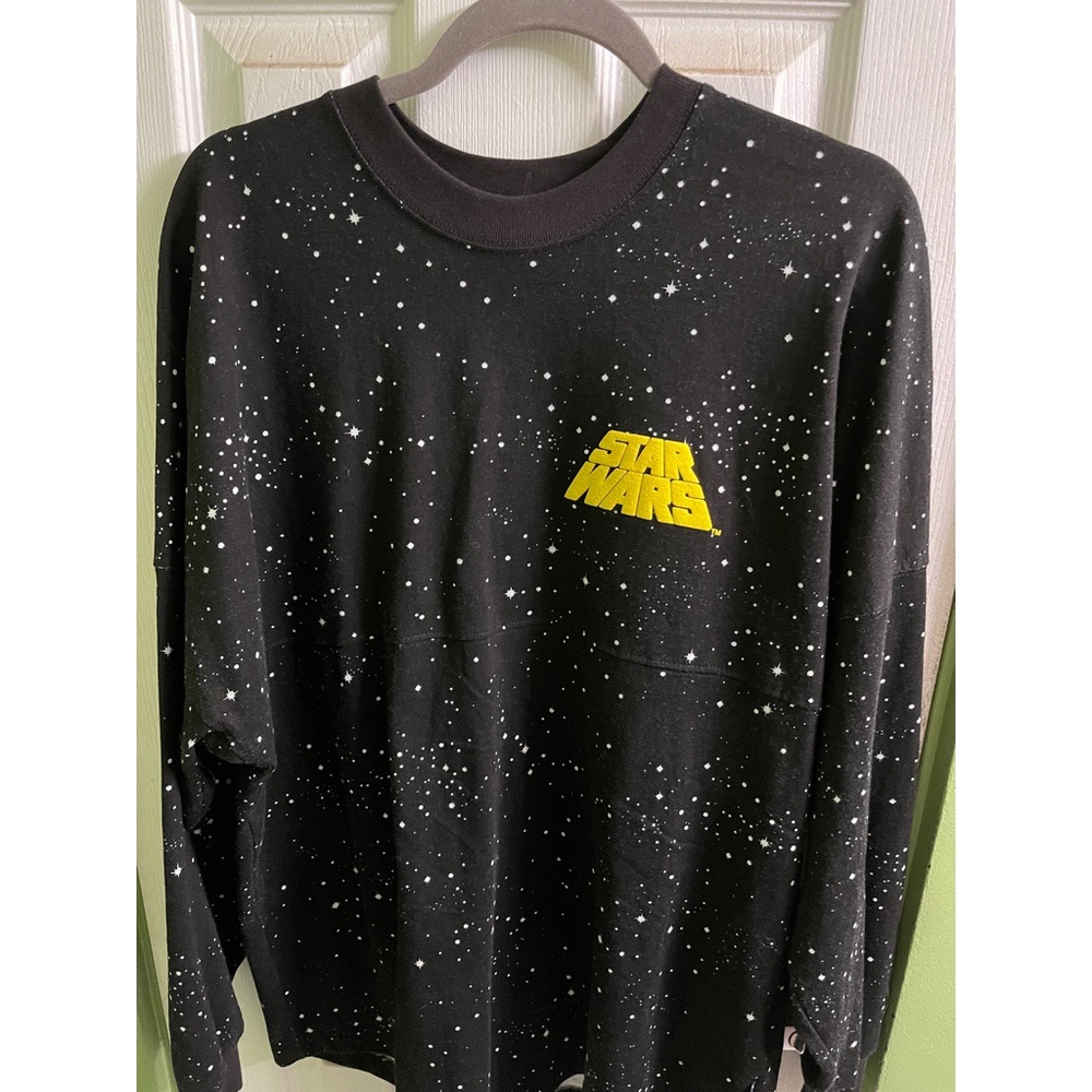 Black Star Wars Galaxy Jersey